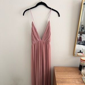Tobi maxi dress xs - color: mauve ; worn once